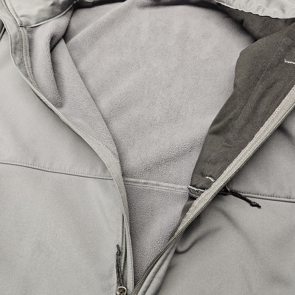MSRP $115 Columbia Ascender Softshell Front-zip Jacket Grey Men's Size XXL - Picture 5 of 7